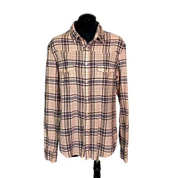Joe’s Jeans Pink Plaid The Shirt - Women’s M - Picture 1 of 7